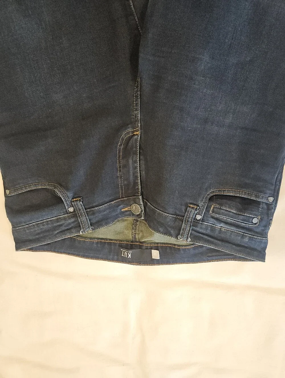 KUT From The Kloth Womens Size 12 Natalie High Rise Bootcut Stretch Denim Jeans.